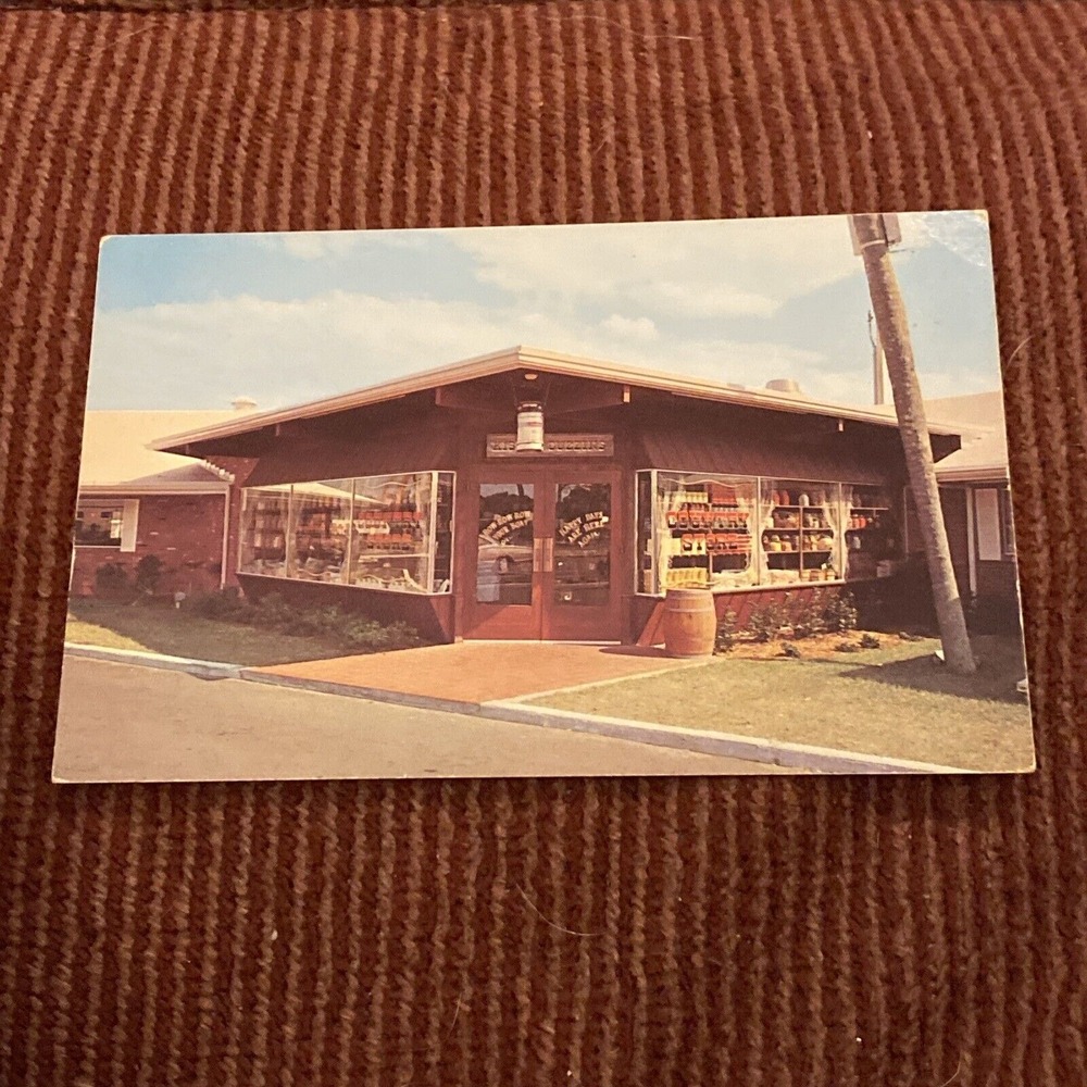 Vintage Kissin' Cuzzins Pancake Inn Bradenton FL Postcard‎ Unposted Restaurant